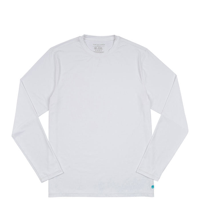 Tori Richard Shady Side Long Sleeve T-Shirt - White
