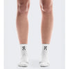 On Unisex Performance Run Mid Socks - White / Glacier