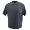 TBLV Tommy Bahama Mens Original Sample Crush Wine Festival Camp Shirt - Fog Grey