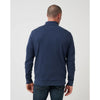 TravisMathew Cloud Quarter Zip 2.0 Pullover Sweater - Heather Blue