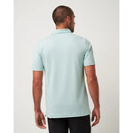 TravisMathew The Heater Polo Shirt - Eggshell Blue