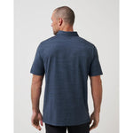 TravisMathew The Heater Polo Shirt - Vintage Indigo/Black