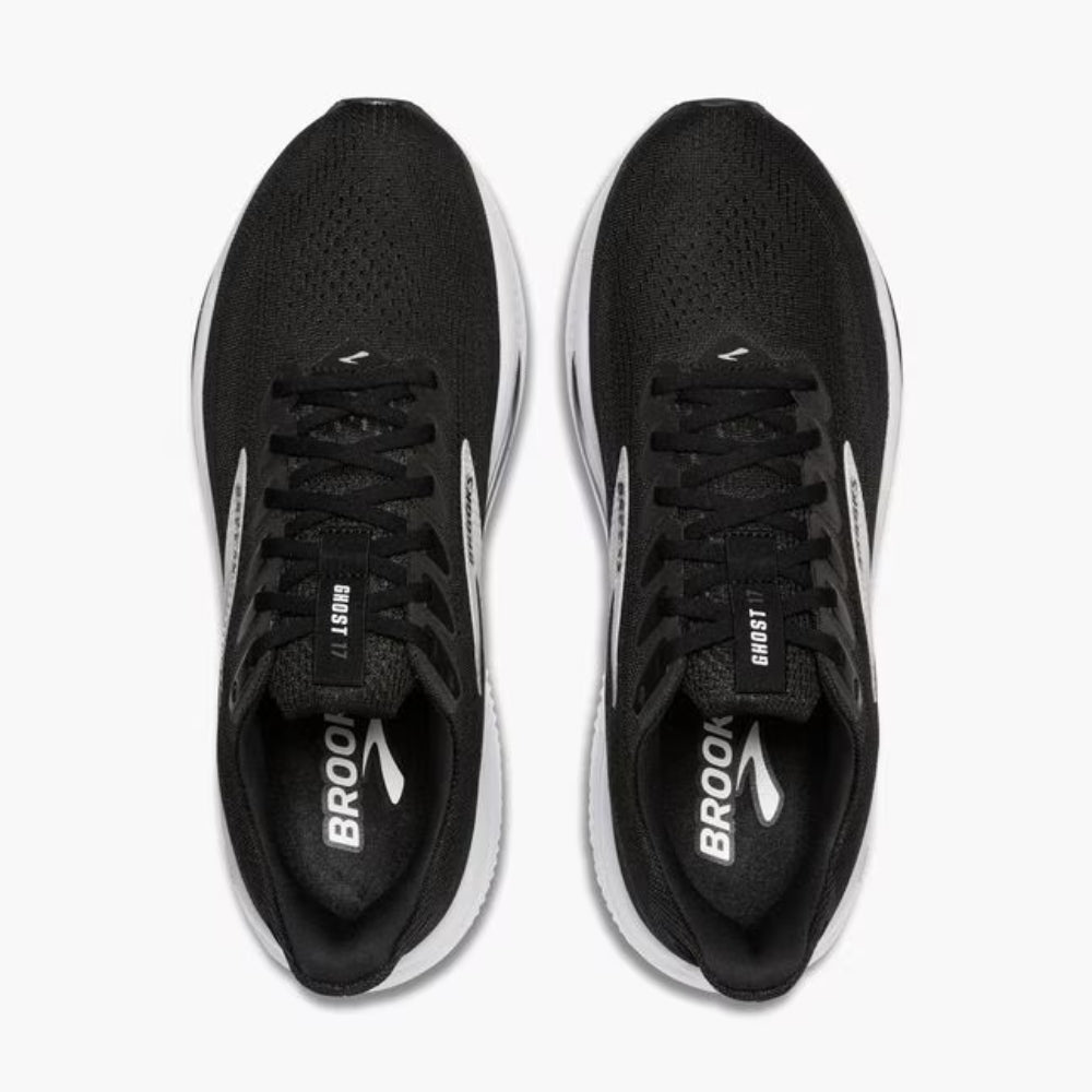 Brooks Mens Ghost 17 Shoes in Black / Grey / White – Island  display picture 3
