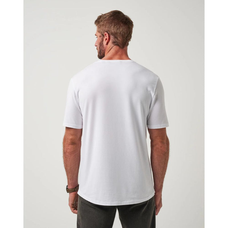 TravisMathew Cloud Crew T-Shirts - White