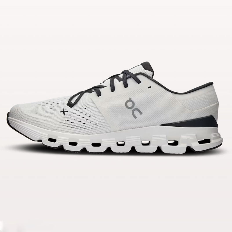 On Men's Cloud X 4 Shoes - Ivory / Black