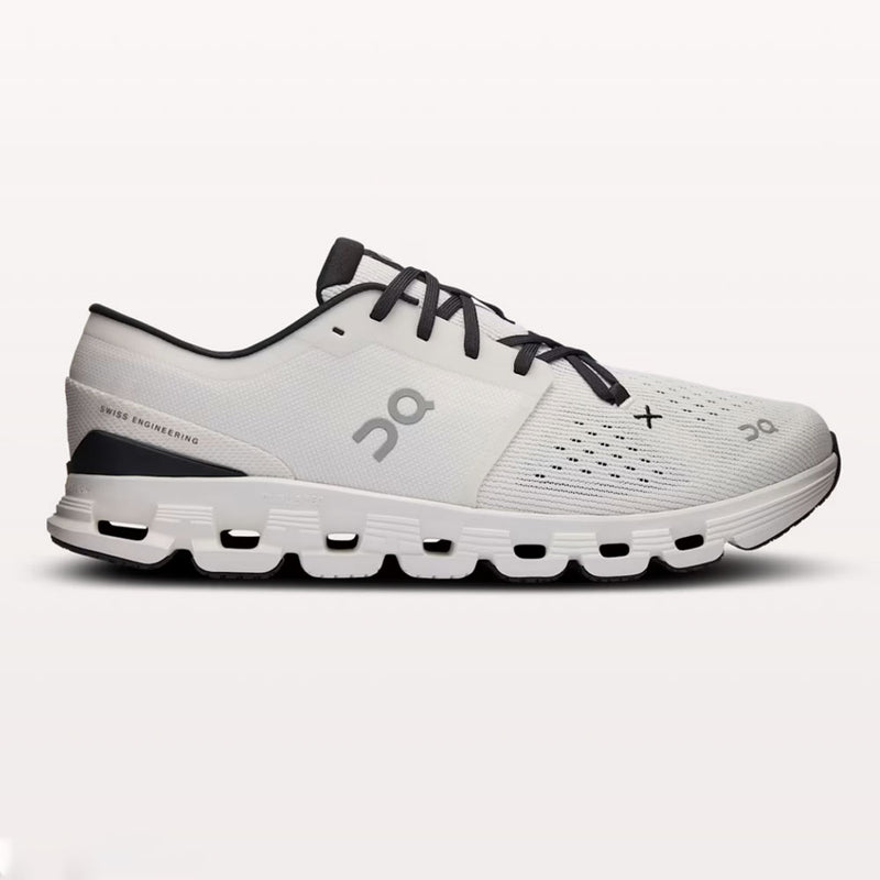 On Men's Cloud X 4 Shoes - Ivory / Black