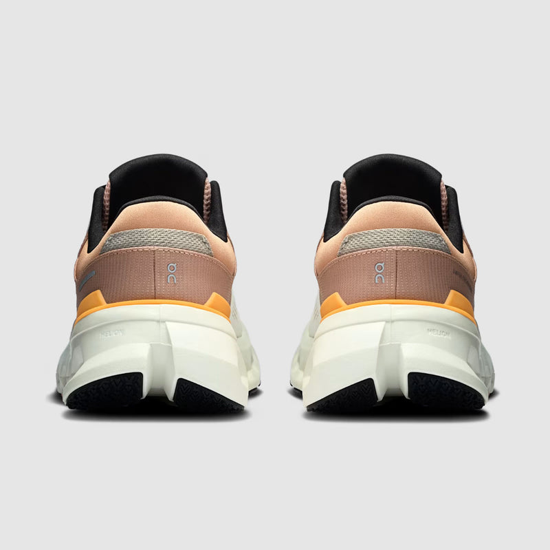 On Women's Cloudrunner 2 Shoes - Pearl / Tangerine