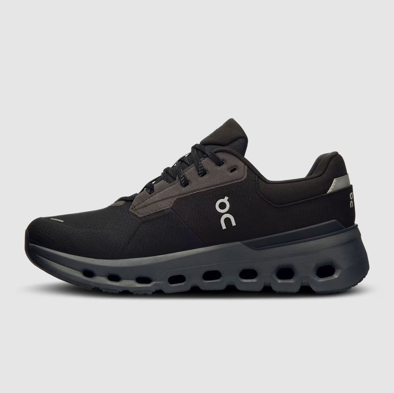 On Women's Cloudrunner 2 Waterproof Shoes - Magnet / Black