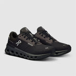 On Women's Cloudrunner 2 Waterproof Shoes - Magnet / Black