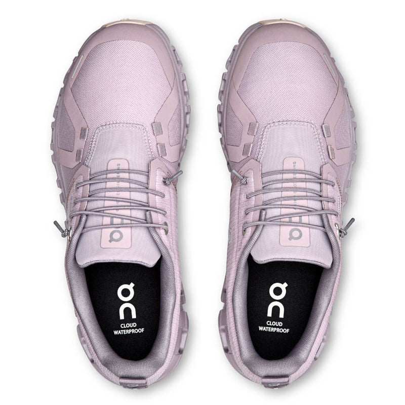On Women's Cloud 6 Waterproof Shoes - Mauve / Zinc