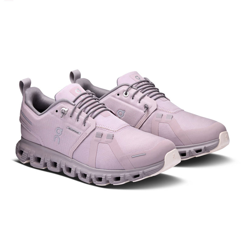 On Women's Cloud 6 Waterproof Shoes - Mauve / Zinc
