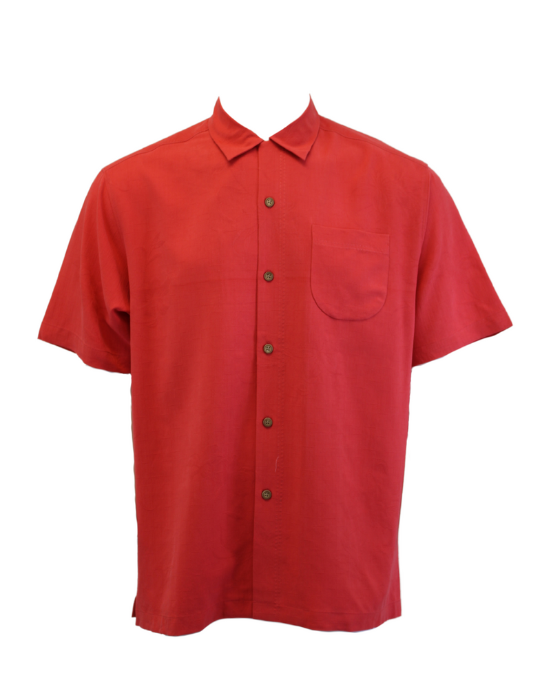 TBLV Tommy Bahama Mens Original Sample Special Delivery Truck Camp Shirt - Fireworks
