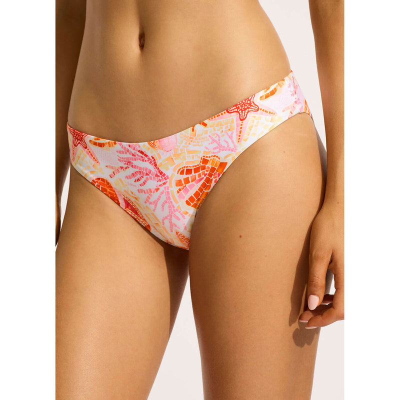Seafolly La Mer Hipster Bikini Bottom - White