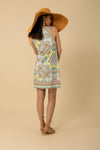 Hale Bob Amber Sleeveless Dress - Turquoise