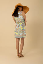 Hale Bob Amber Sleeveless Dress - Turquoise