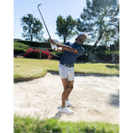 TravisMathew The Heater Polo Shirt - Vintage Indigo/Black