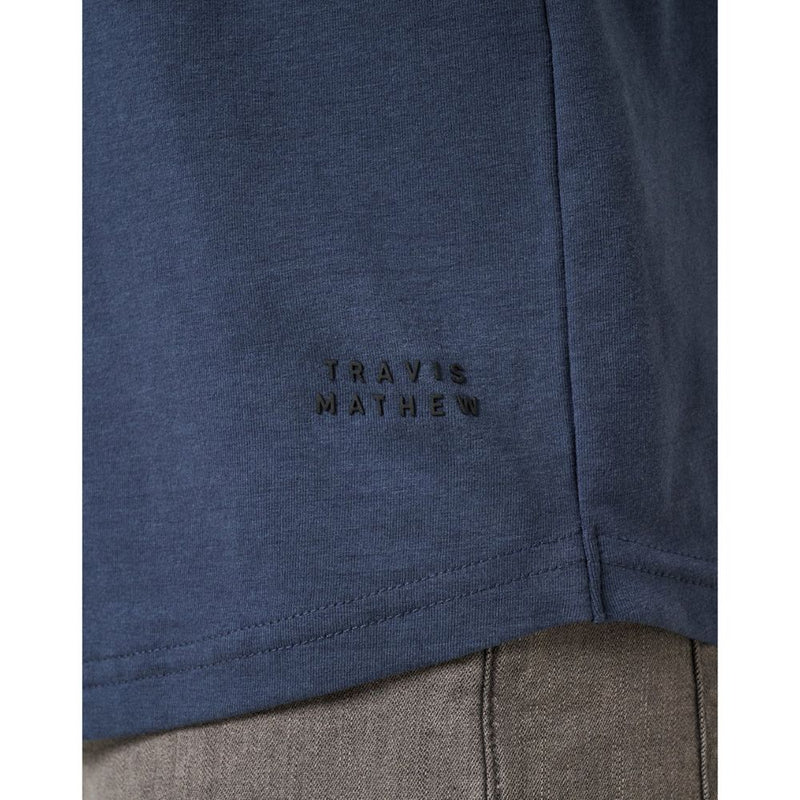 TravisMathew Cloud Crew T-Shirts - Blue Nights