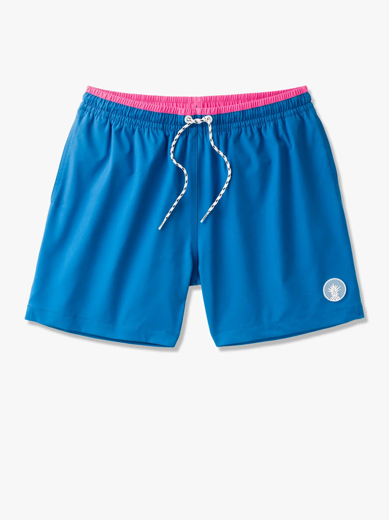 Chubbies 5.5-Inch The Prince of Prints Swim Trunks - Bright Blue