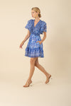 Hale Bob Julie V-Neck Dress - Navy