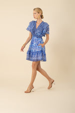 Hale Bob Julie V-Neck Dress - Navy