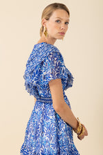 Hale Bob Julie V-Neck Dress - Navy
