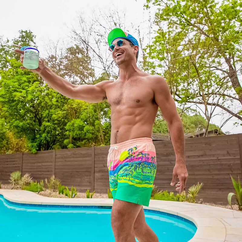 Chubbies 5.5-Inch The Coastals Swim Trunks - Teal