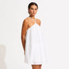 Seafolly Garden Party Fleur Halter Mini Dress Cover Up - White