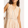 Seafolly Beach Edit Ladder Stripe Dress Cover Up - Ecru