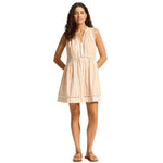 Seafolly Beach Edit Ladder Stripe Dress Cover Up - Ecru
