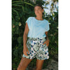 Tribal 3-Inch Flat Front Short With Pleats & Pockets - Havana