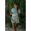 Tribal 3-Inch Flat Front Short With Pleats & Pockets - Havana