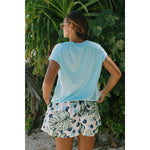 Tribal 3-Inch Flat Front Short With Pleats & Pockets - Havana