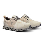 On Women's Cloud 5 Waterproof Shoes - Pearl / Fog