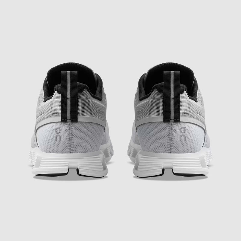 On Women's Cloud 5 Waterproof Shoes - Glacier / White
