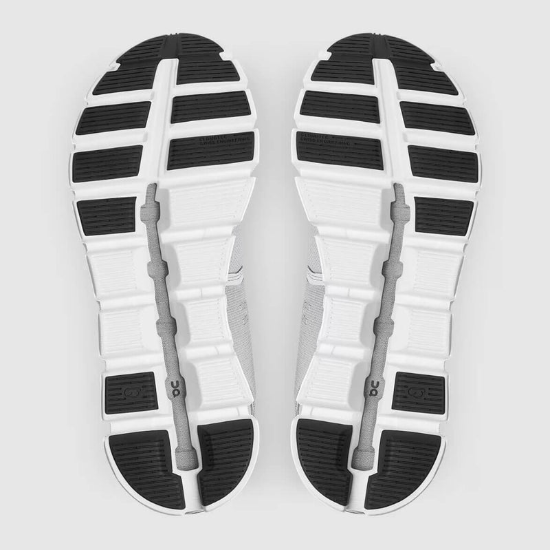 On Women's Cloud 5 Waterproof Shoes - Glacier / White