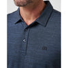 TravisMathew The Heater Polo Shirt - Vintage Indigo/Black