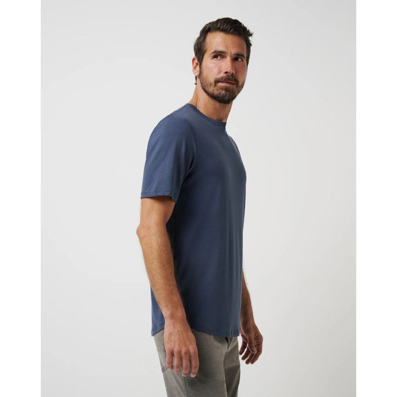 TravisMathew Cloud Crew T-Shirts - Blue Nights