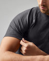 Rhone Men's Reign  Trim Fit T-Shirt - Black Heather