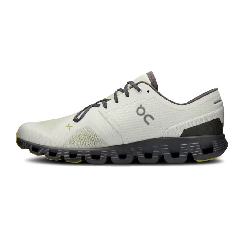 On Men's Cloud X 3 Shoes - Ice / Eclipse