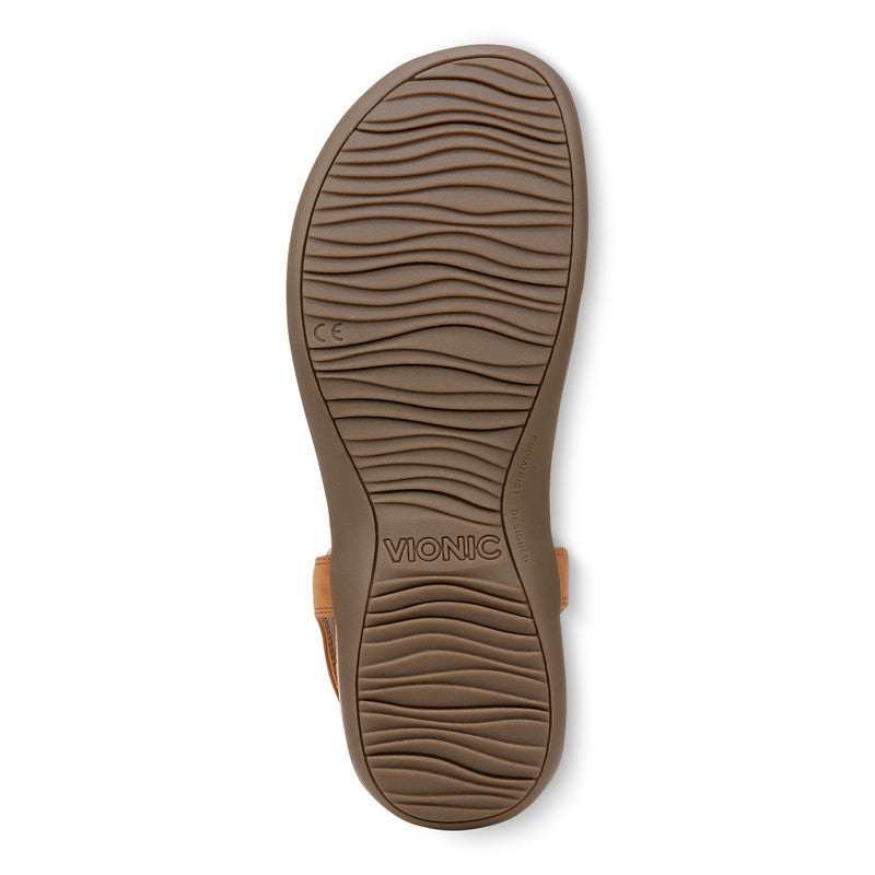 Vionic Brea Sandals - Camel Nubuck