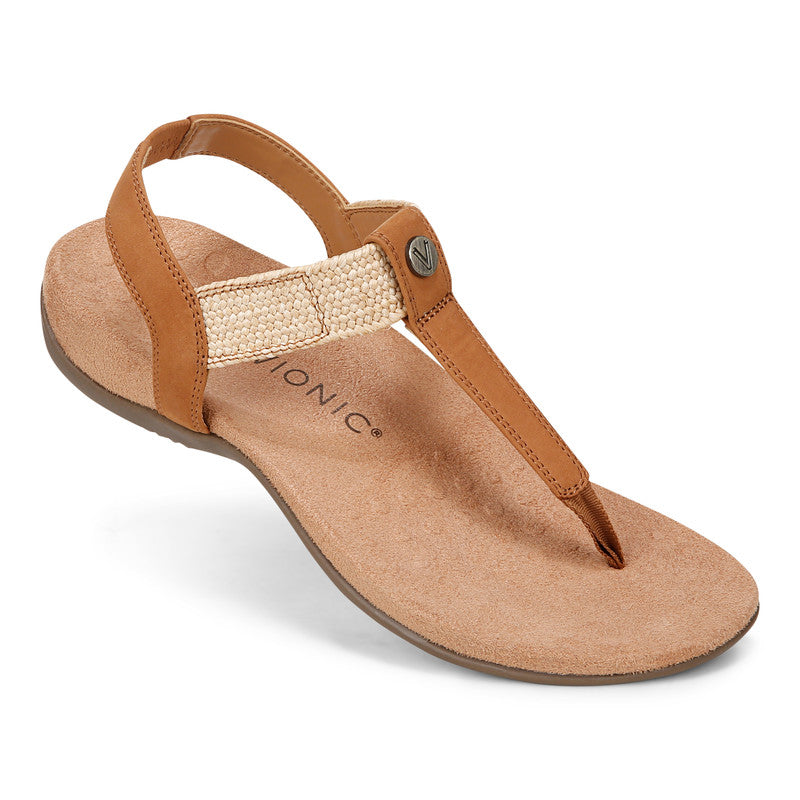 Vionic Brea Sandals - Camel Nubuck