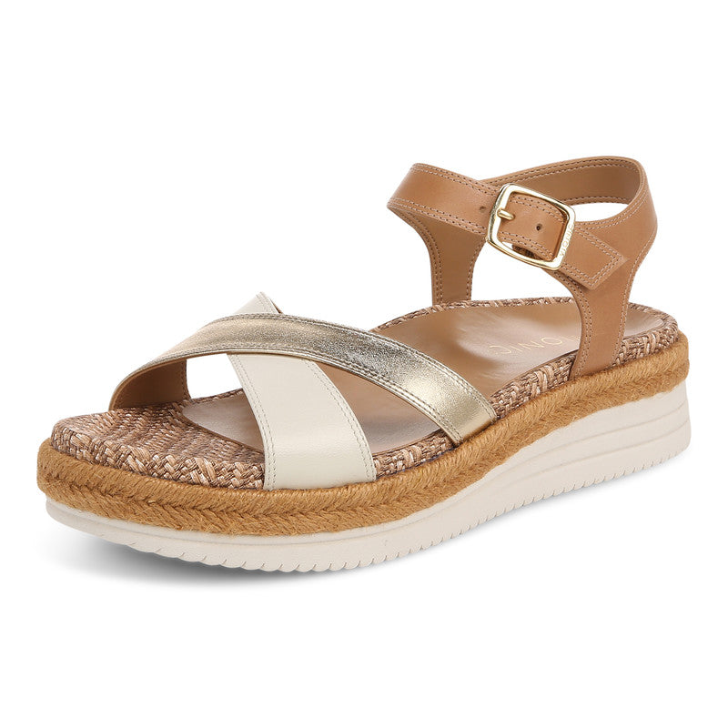 Vionic Mar Sandals - Camel / Gold
