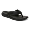 Vionic Men's Tide II Sandals - Black Leather