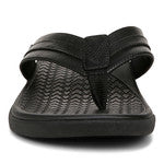 Vionic Men's Tide II Sandals - Black Leather