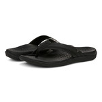 Vionic Men's Tide II Sandals - Black Leather