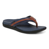 Vionic Men's Tide II Sandals - Navy Brown Leather