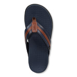 Vionic Men's Tide II Sandals - Navy Brown Leather