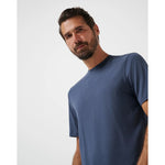 TravisMathew Cloud Crew T-Shirts - Blue Nights