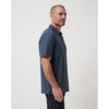 TravisMathew The Heater Polo Shirt - Vintage Indigo/Black