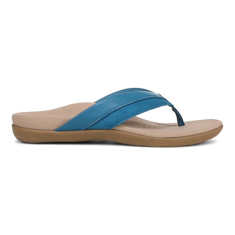 Vionic Shore Sandals - Celestial Teal Suede